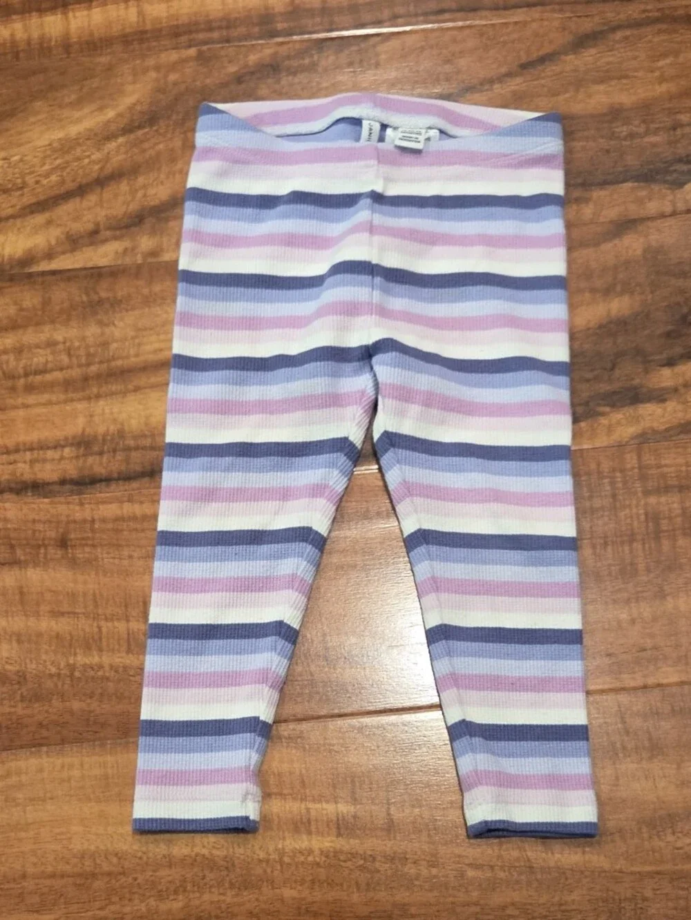 Janie and Jack EUC 18-24 Months Quilted Sweatshirt, Striped Top and Leggings
